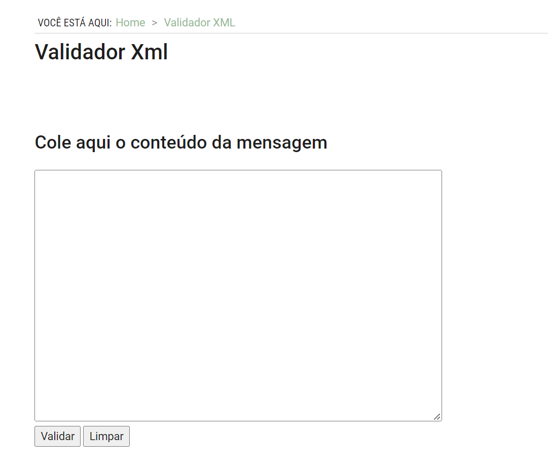 Validando Um XML MDF E Central De Atendimento